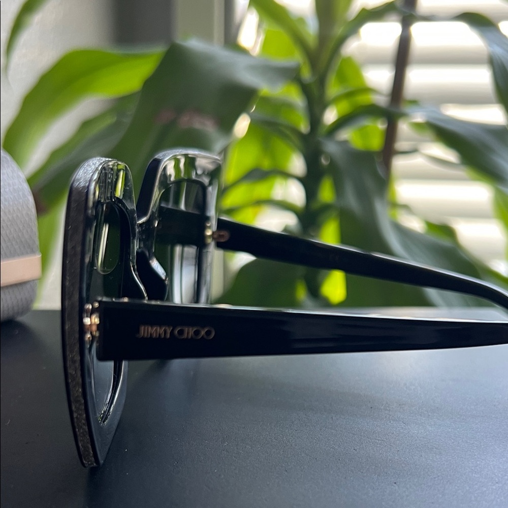 Jimmy Choo Black Square Sunglasses - Picture 5 of 8
